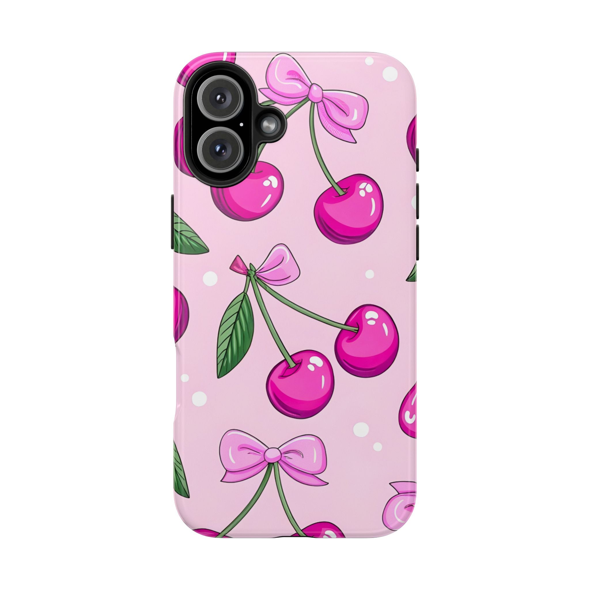 Pink Cherry Phone Case for iPhone and Samsung Galaxy Series