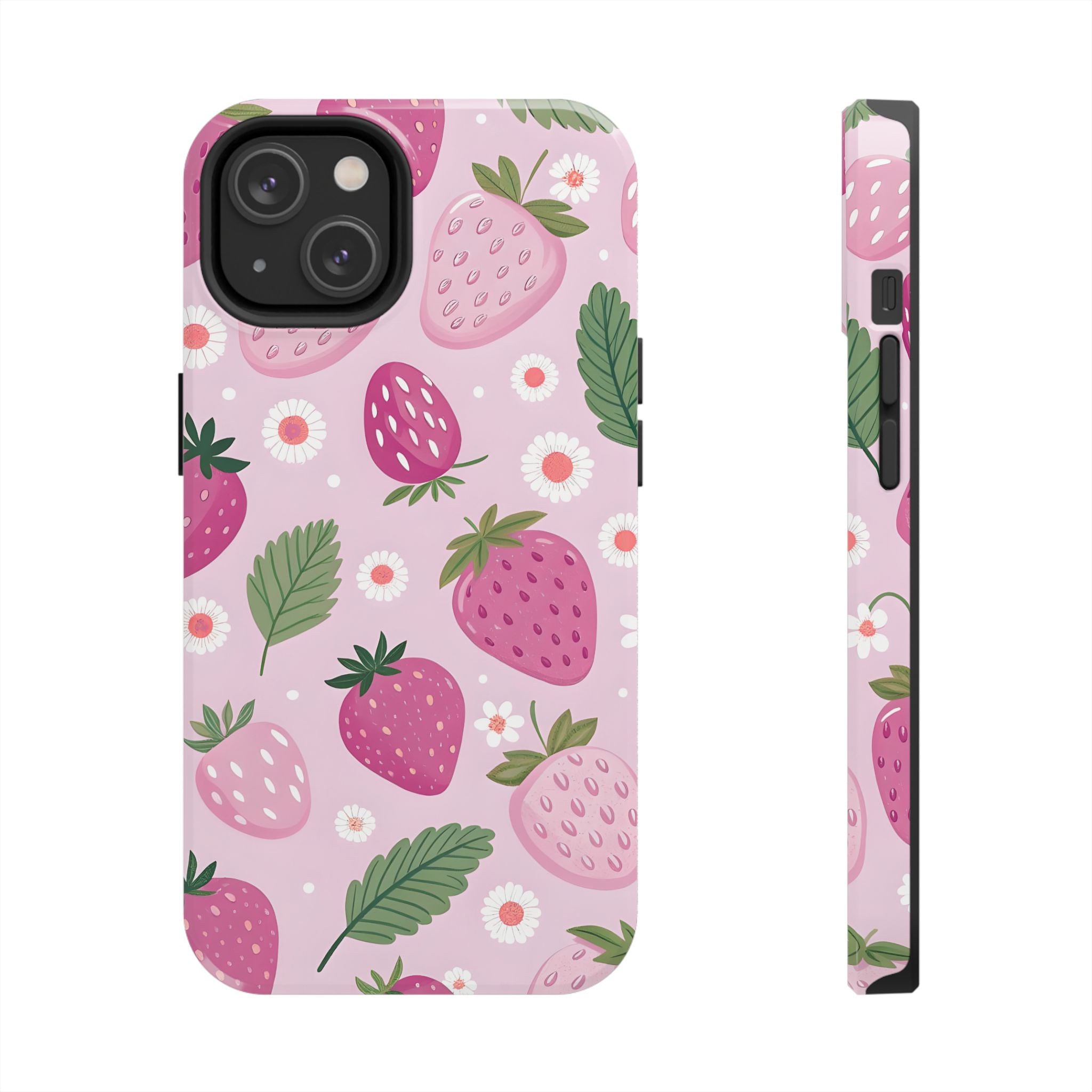 Purple Strawberry  Phone Case for iPhone and Samsung Galaxy Series
