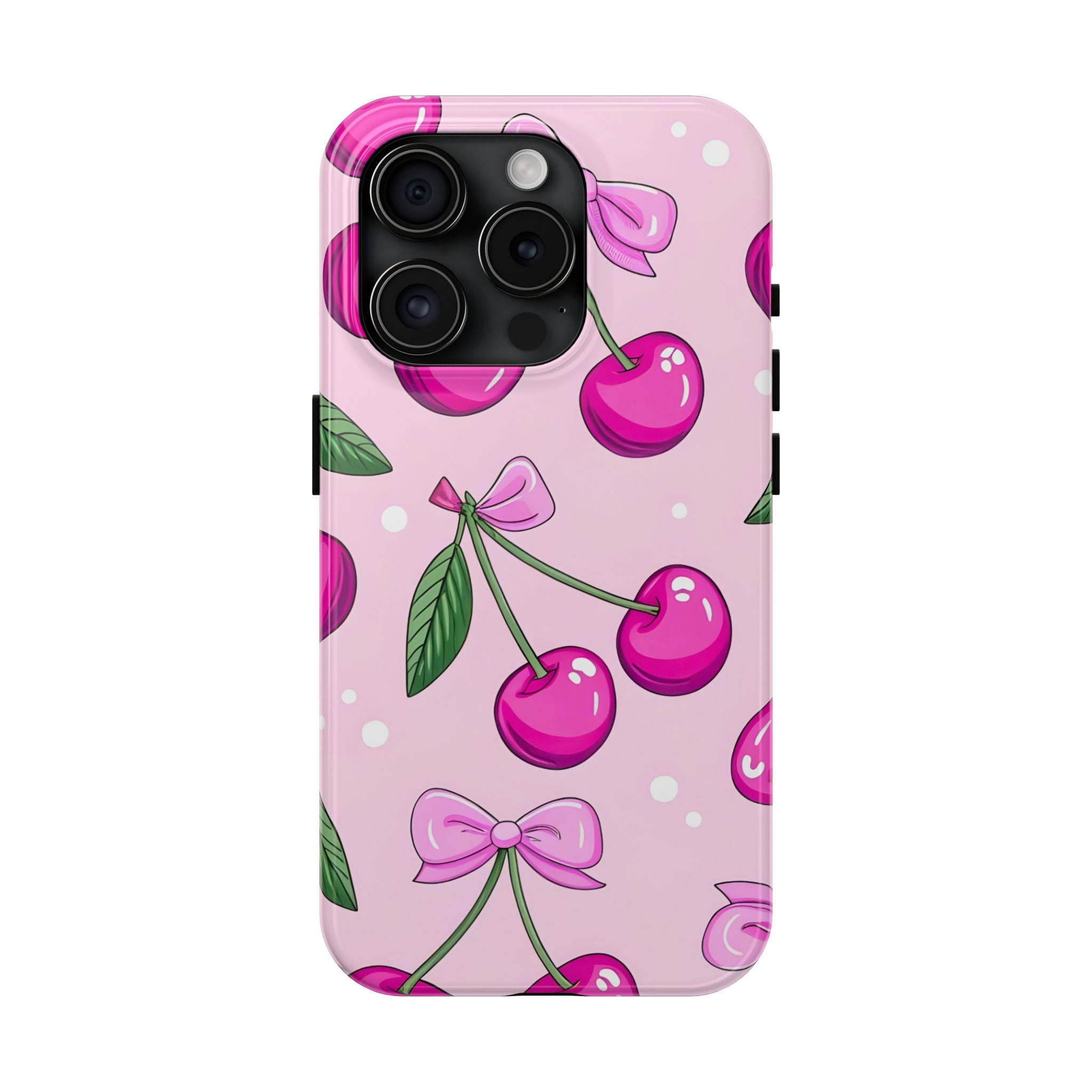 Pink Cherry Phone Case for iPhone and Samsung Galaxy Series