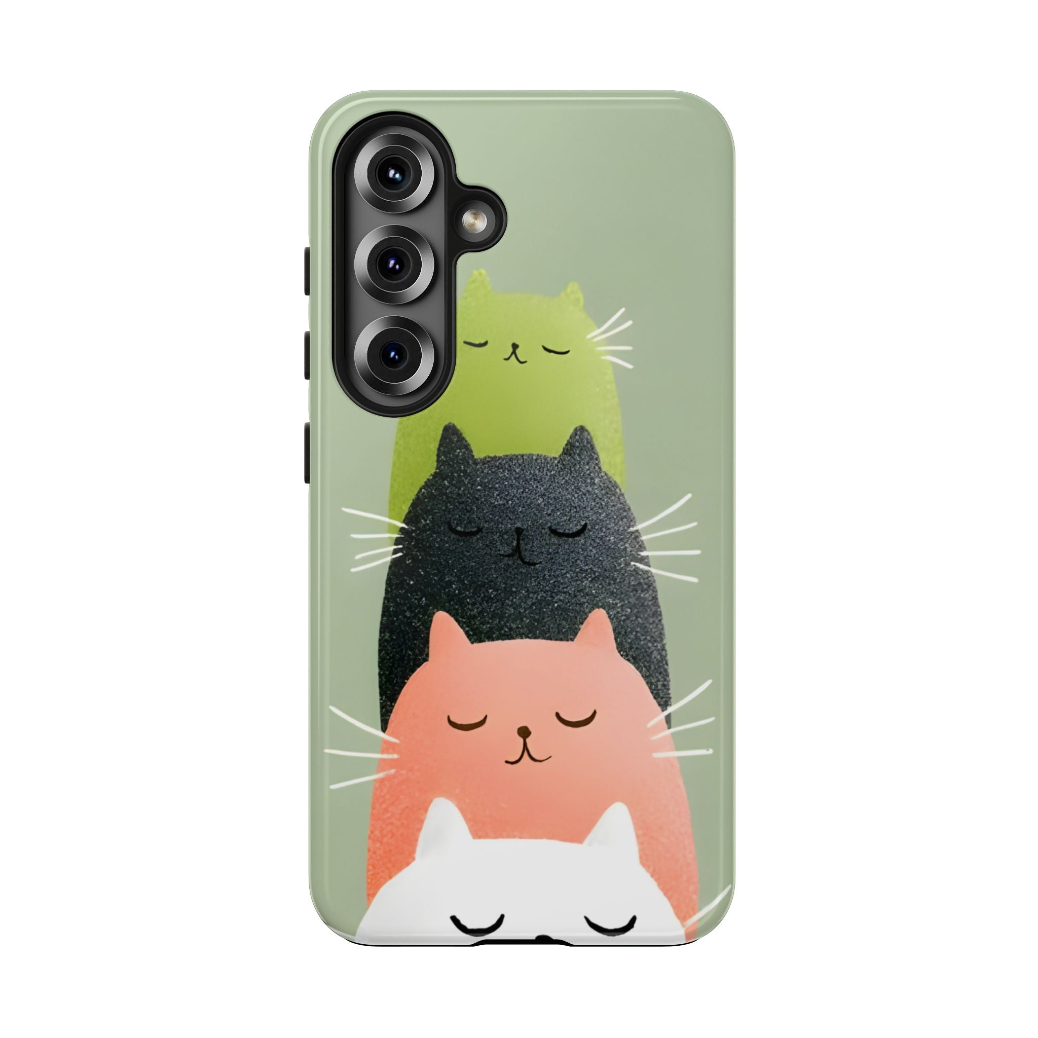 Quadruplets Cats Tough Phone Case for iPhone and Samsung Galaxy Series