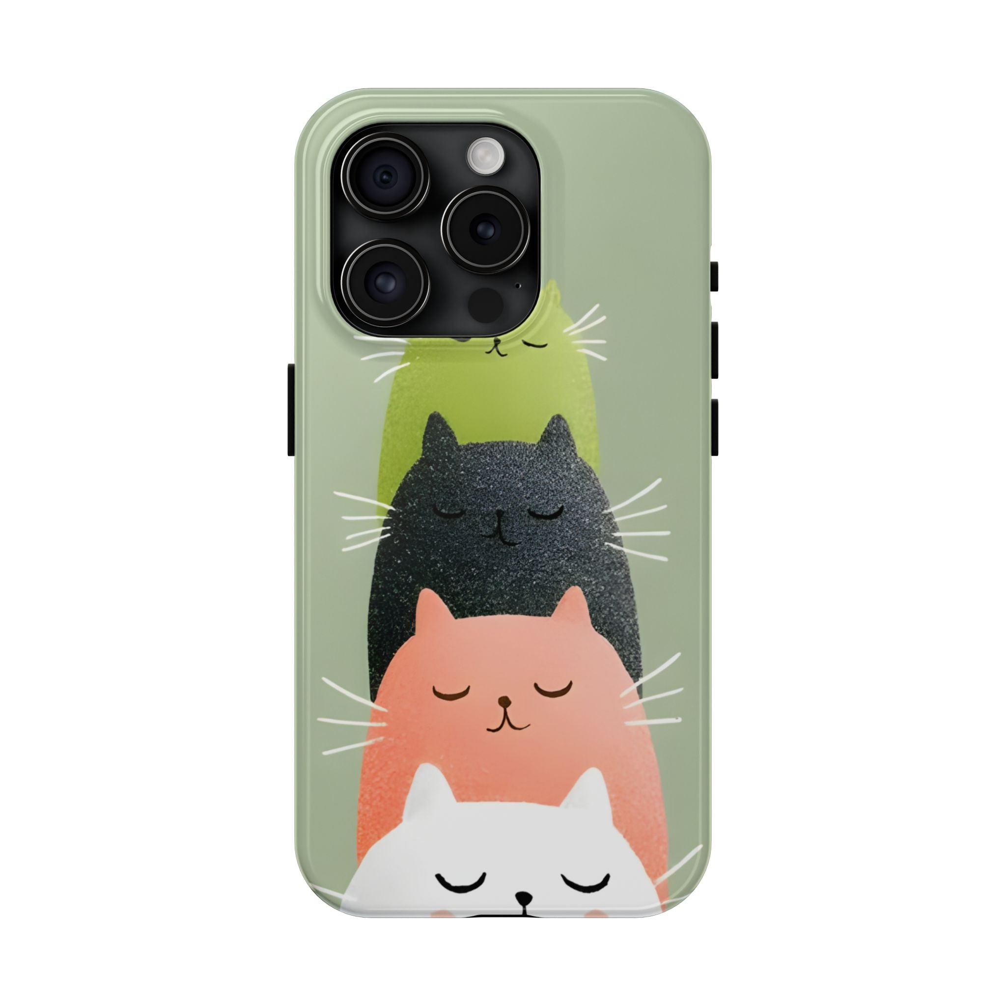 Quadruplets Cats Tough Phone Case for iPhone and Samsung Galaxy Series
