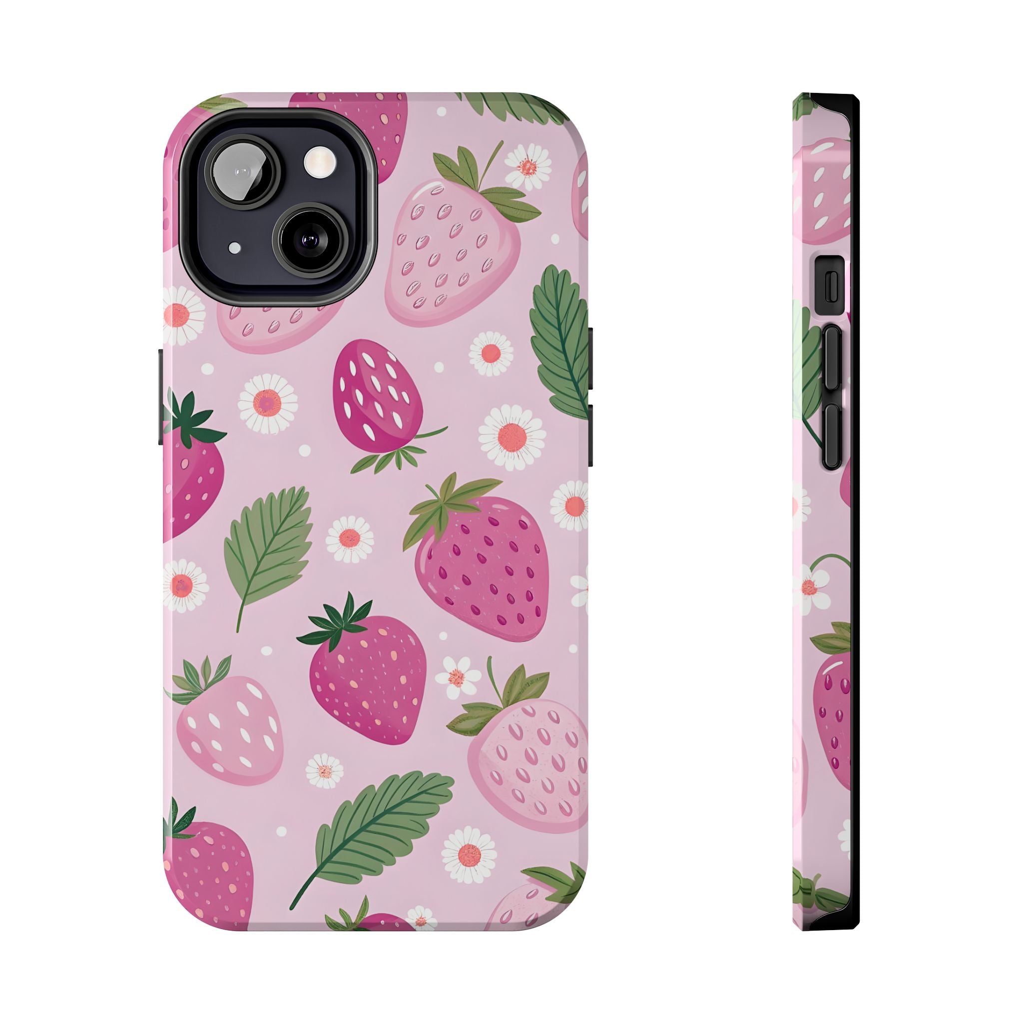 Purple Strawberry  Phone Case for iPhone and Samsung Galaxy Series