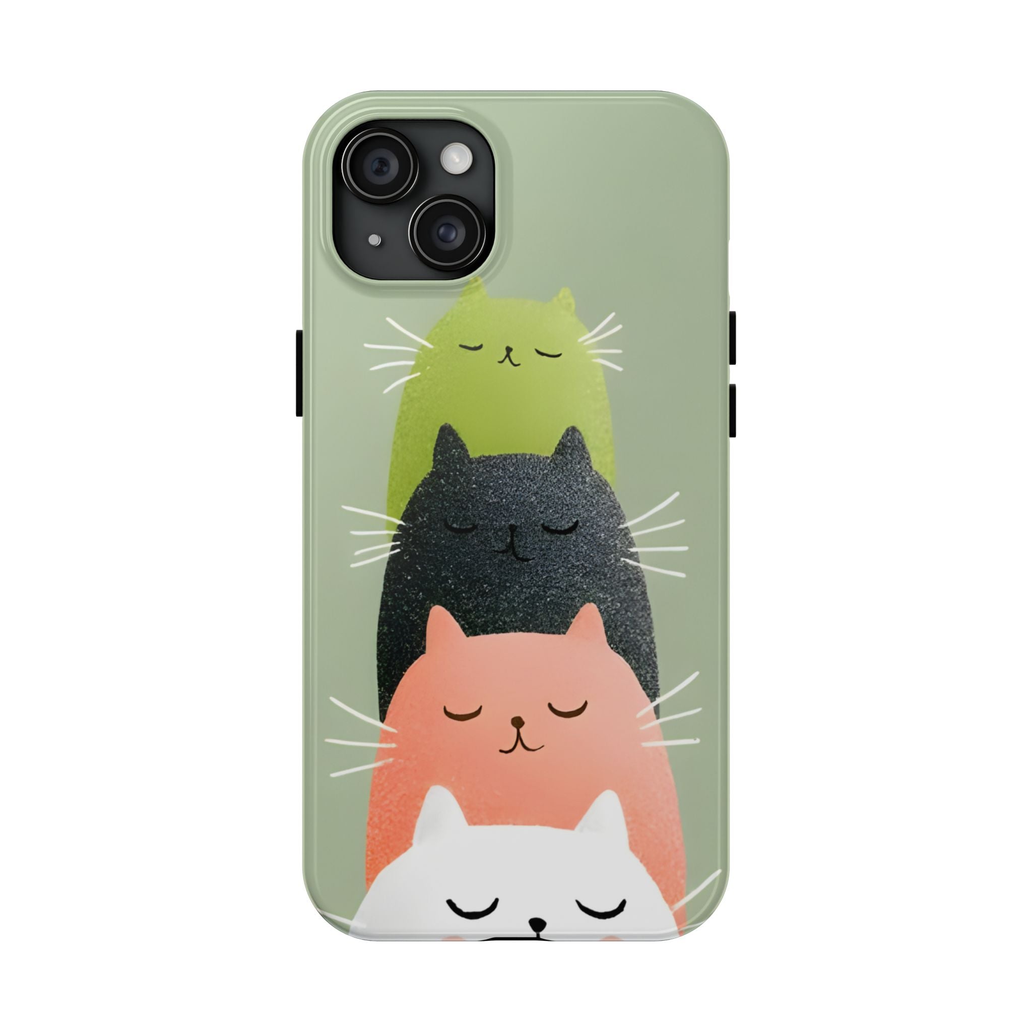 Quadruplets Cats Tough Phone Case for iPhone and Samsung Galaxy Series