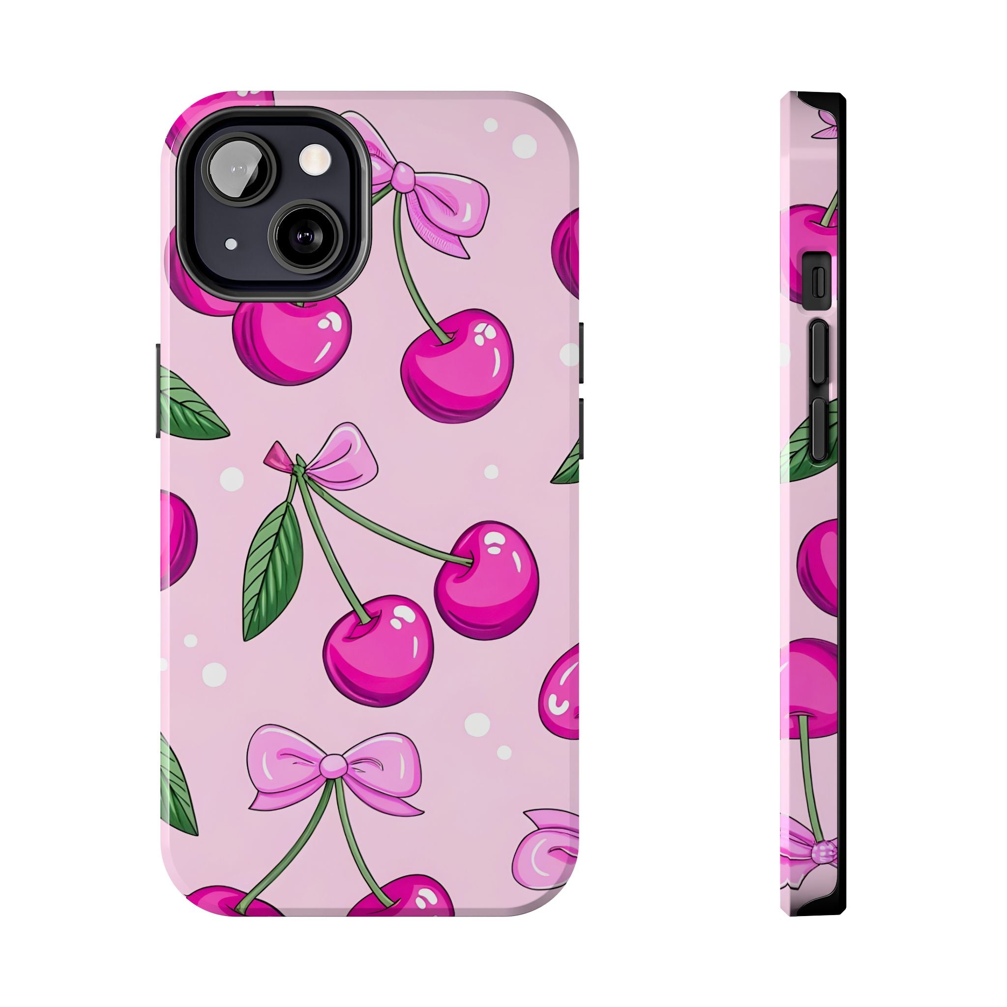 Pink Cherry Phone Case for iPhone and Samsung Galaxy Series