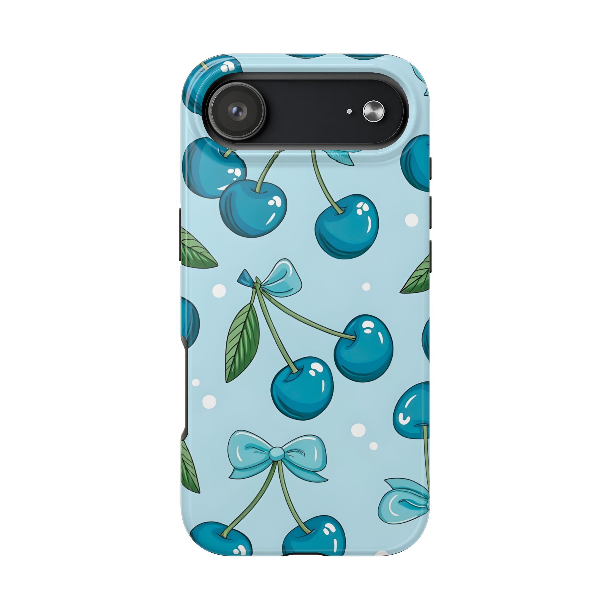 Blue Cherry Phone Case for iPhone and Samsung Galaxy Series