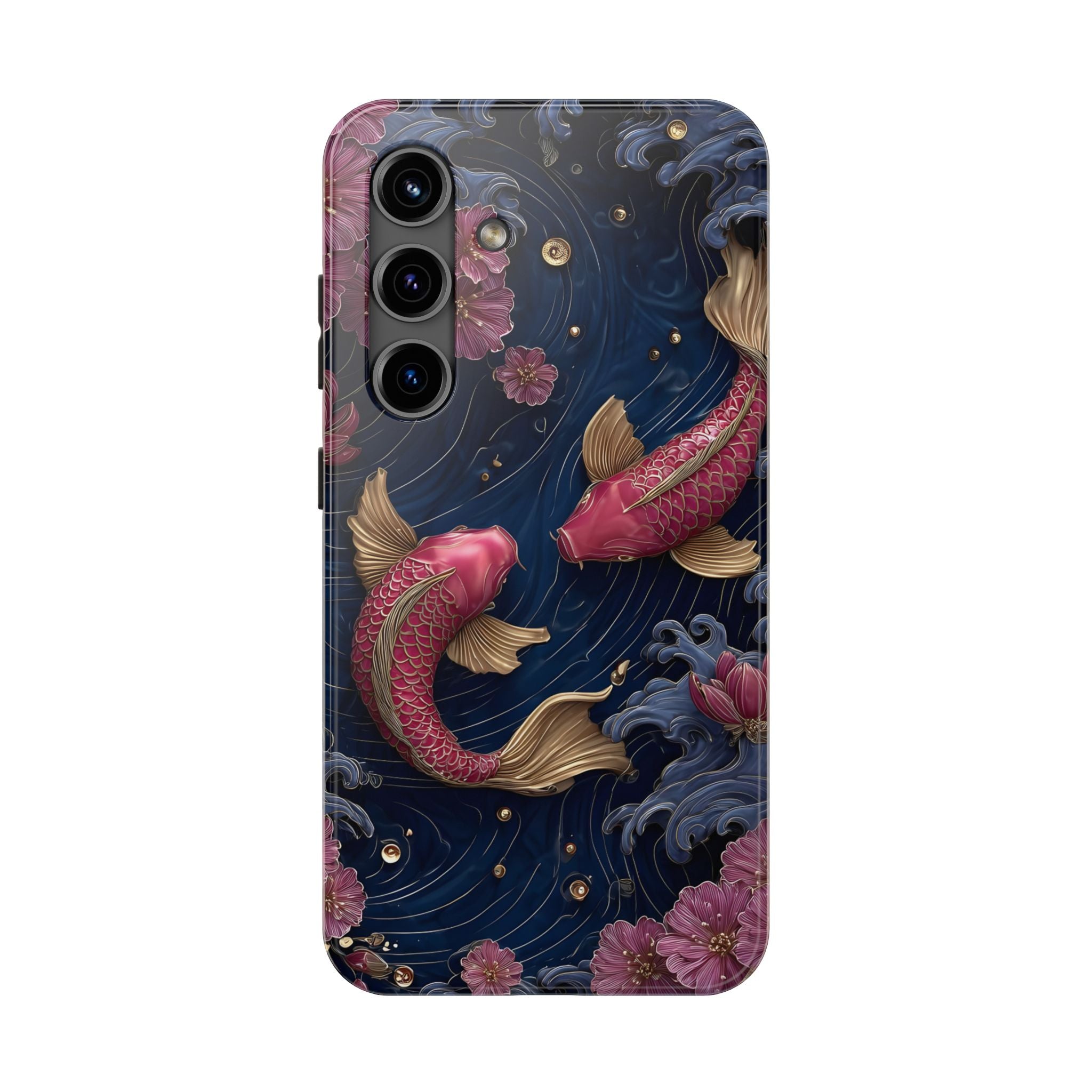 Japanese Koi Fish Phone Case for iPhone and Samsung Galaxy Series