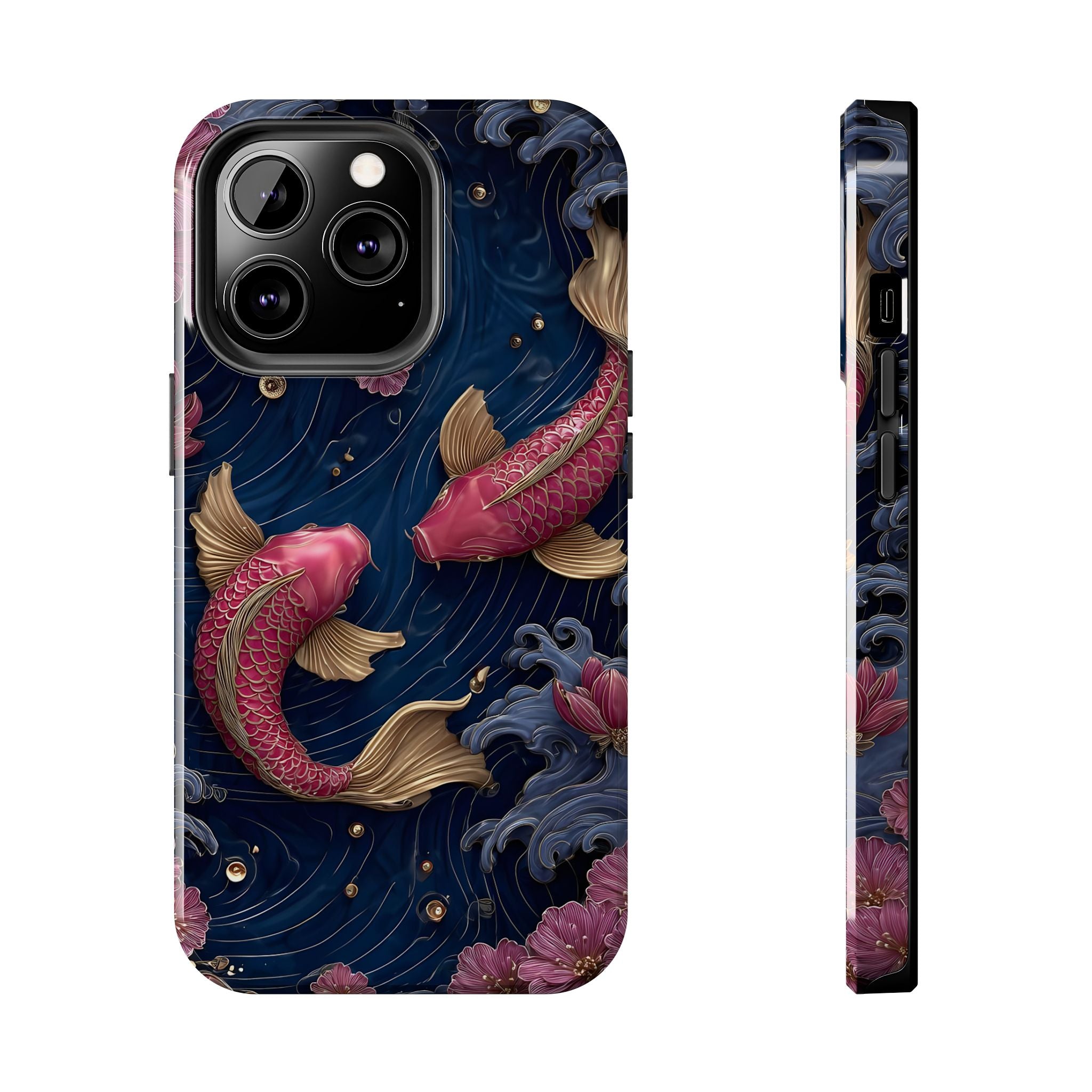 Japanese Koi Fish Phone Case for iPhone and Samsung Galaxy Series