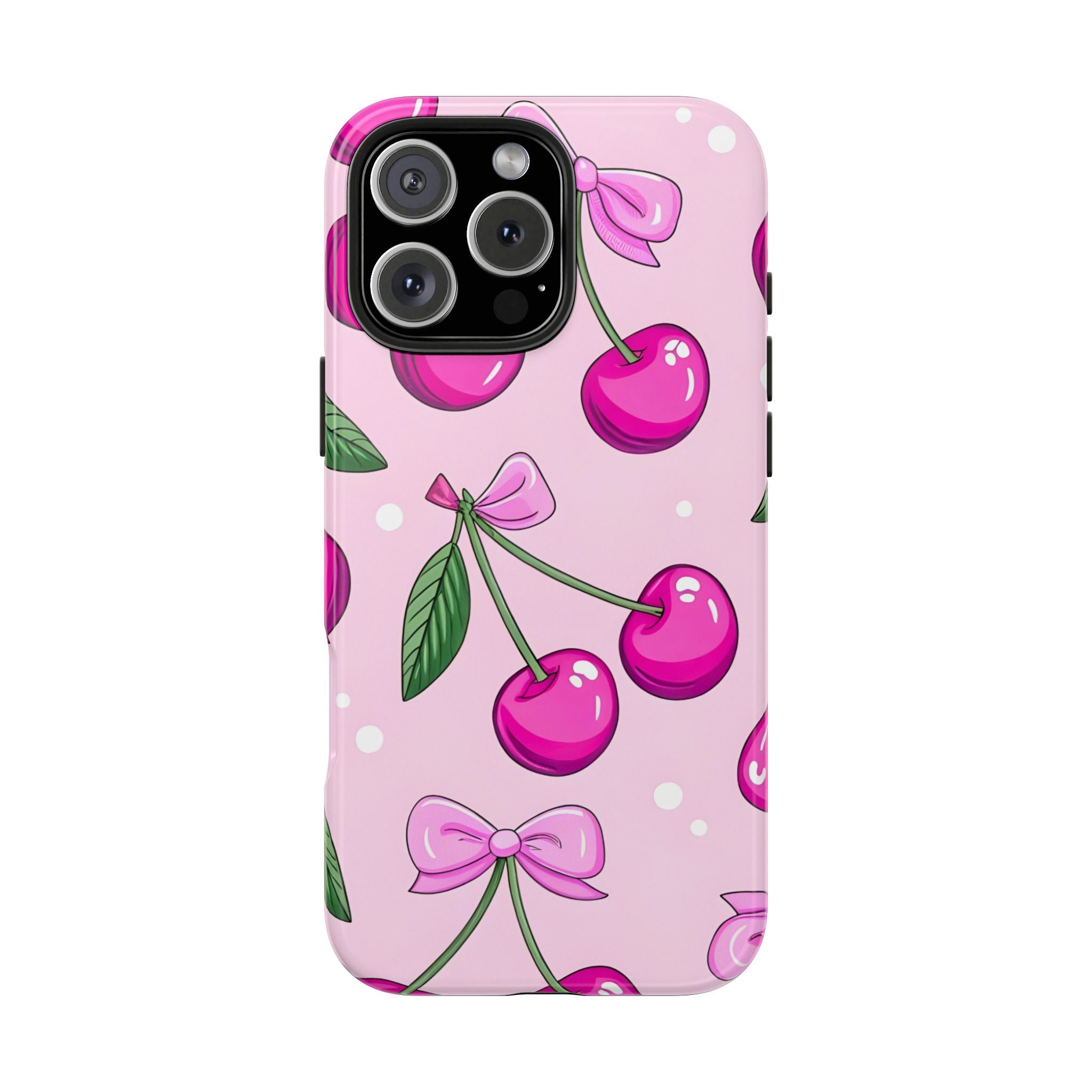 Pink Cherry Phone Case for iPhone and Samsung Galaxy Series