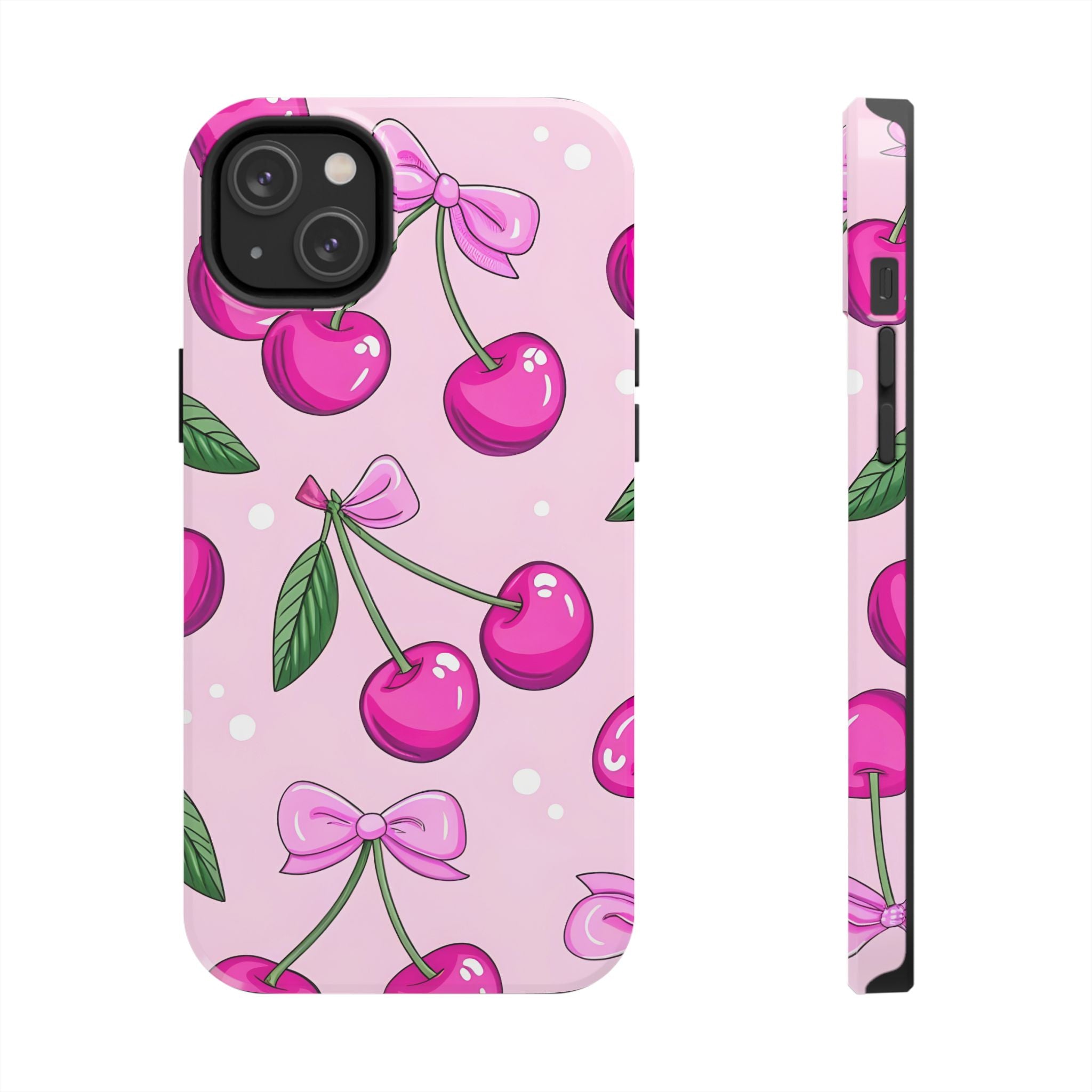 Pink Cherry Phone Case for iPhone and Samsung Galaxy Series