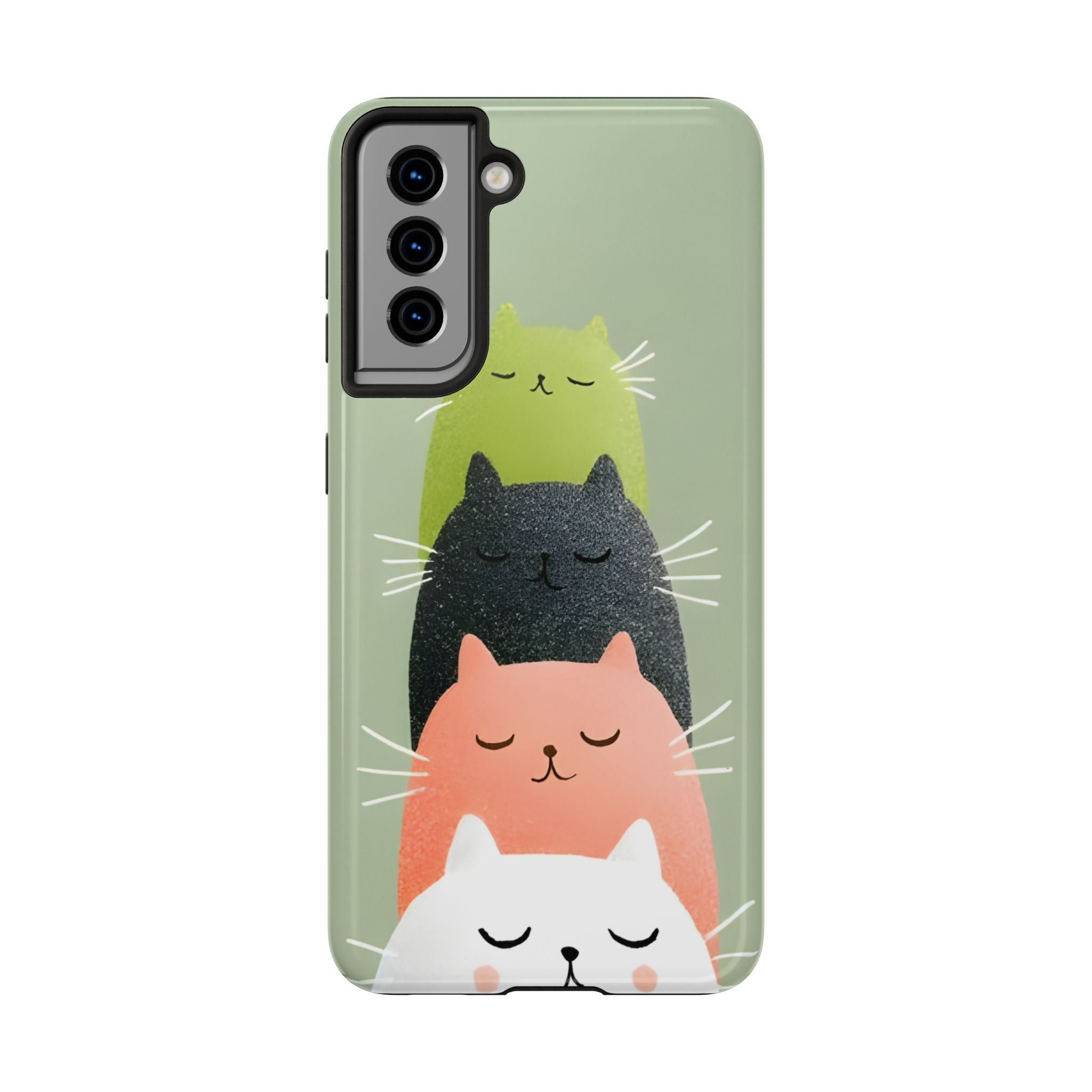 Quadruplets Cats Tough Phone Case for iPhone and Samsung Galaxy Series