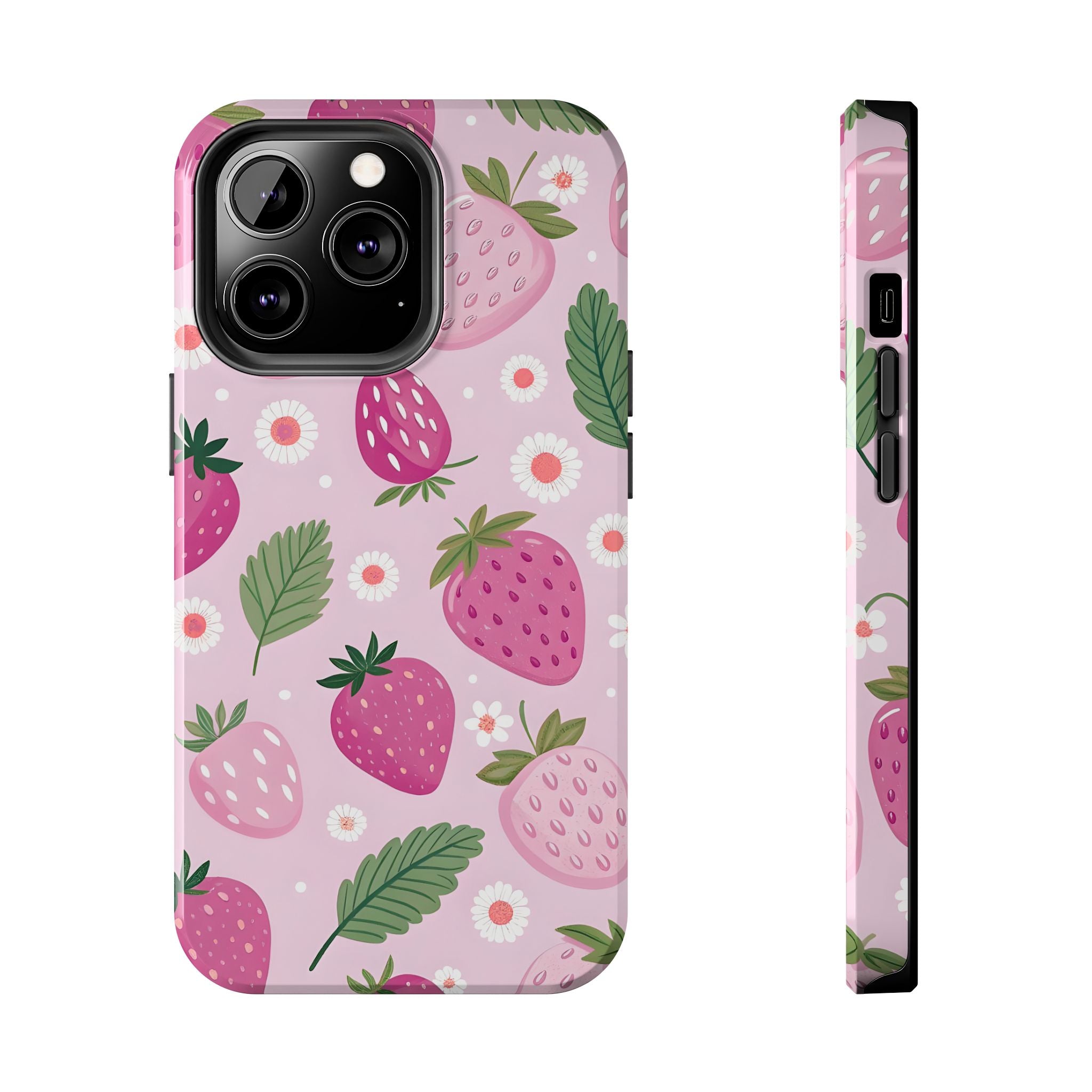 Purple Strawberry  Phone Case for iPhone and Samsung Galaxy Series