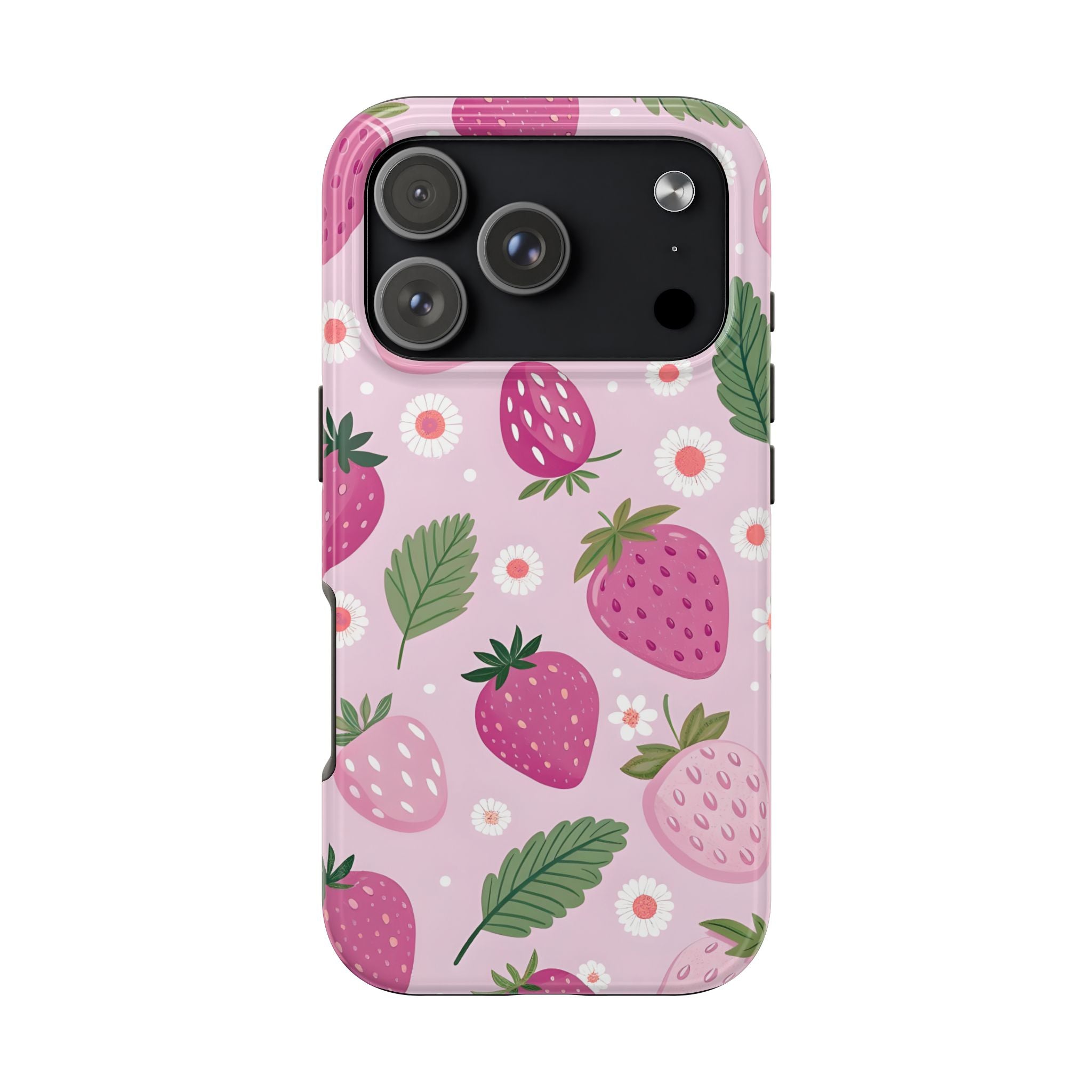 Purple Strawberry  Phone Case for iPhone and Samsung Galaxy Series