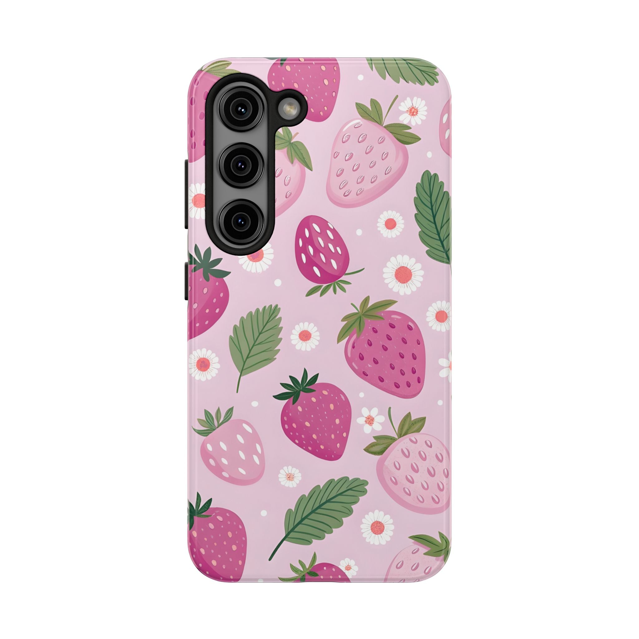 Purple Strawberry  Phone Case for iPhone and Samsung Galaxy Series