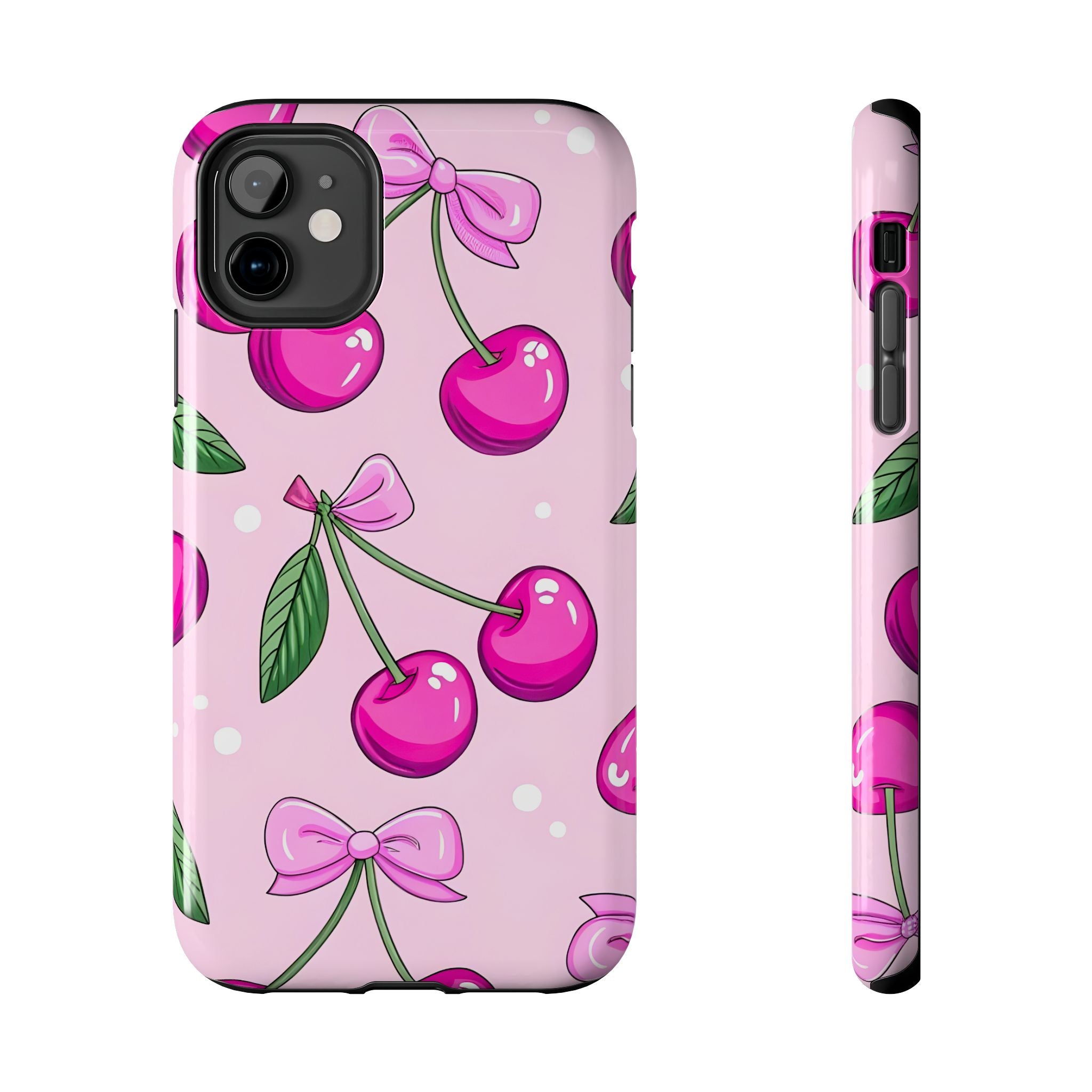 Pink Cherry Phone Case for iPhone and Samsung Galaxy Series
