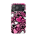 Heart Pattern Slim Phone Case for iPhone